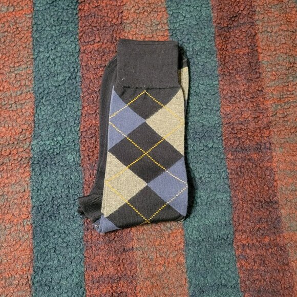MENS JONES NEW YORK ARGYLE DRESS SOCKS - Picture 2 of 3